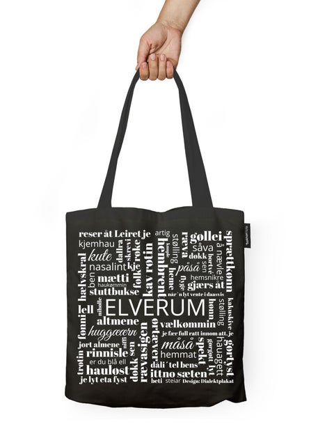 Handlenett Bokhari Elverum svart