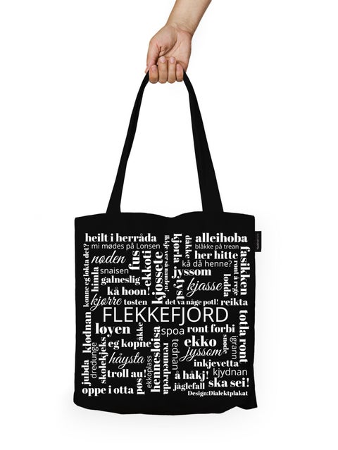 Handlenett Bokhari Flekkefjord svart