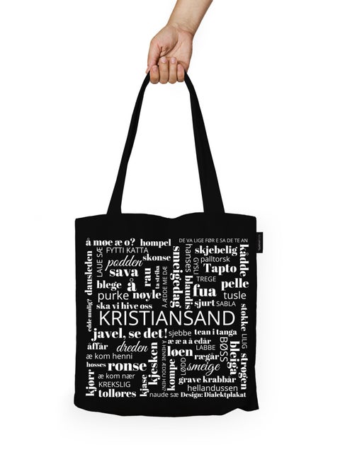 Handlenett Bokhari Kristiansand S svart