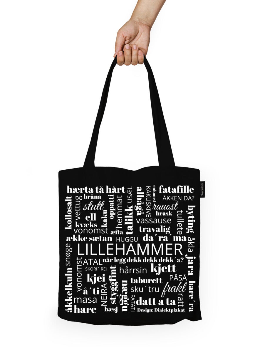 Handlenett Bokhari Lillehammer svart