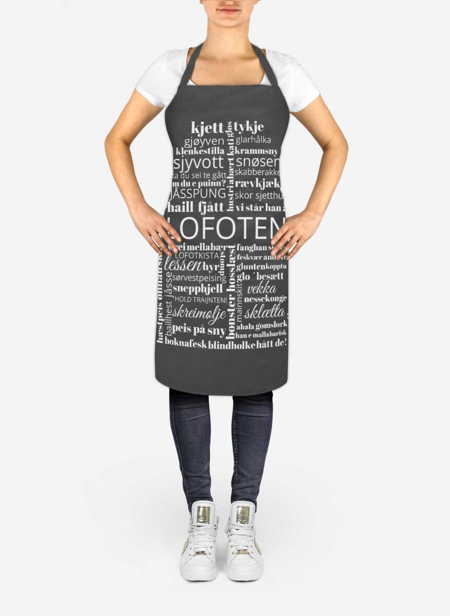 Dialektforkle Bokhari Lofoten