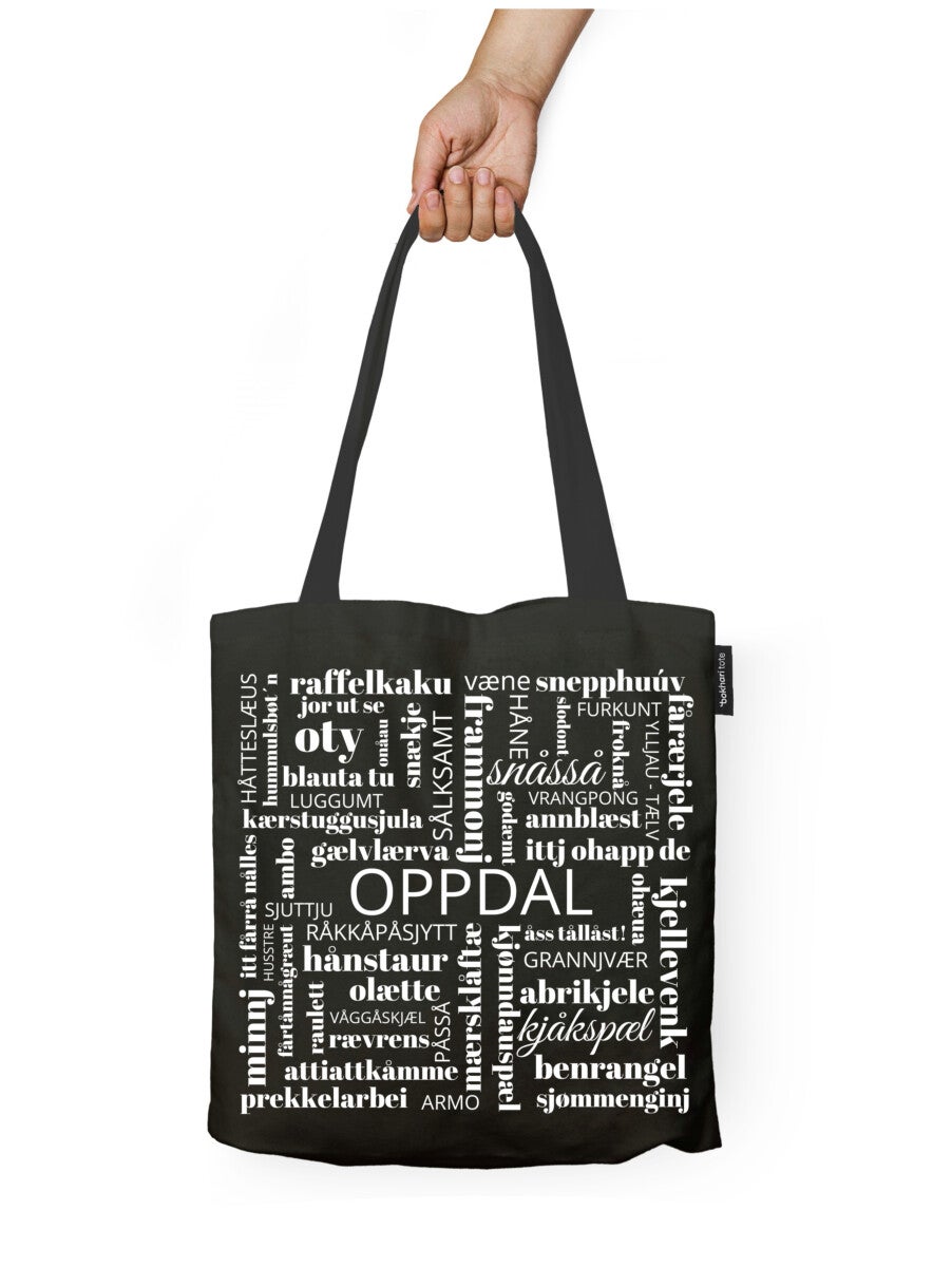 Handlenett Bokhari Oppdal svart