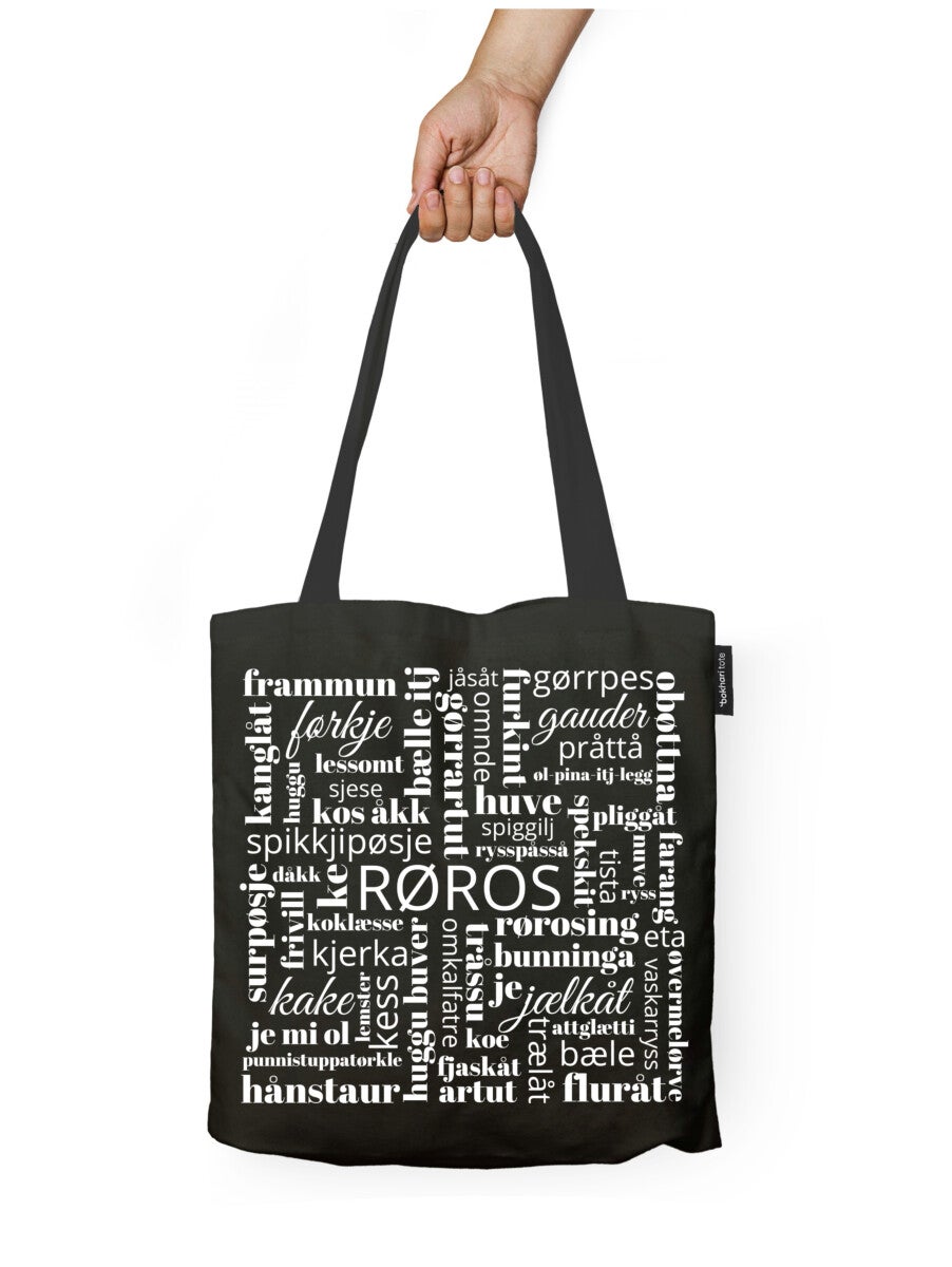 Handlenett Bokhari Røros svart