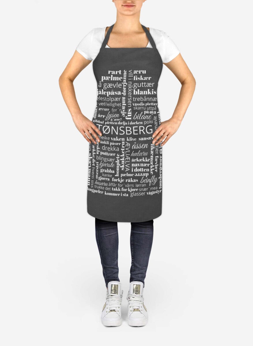 Dialektforkle Bokhari Tønsberg