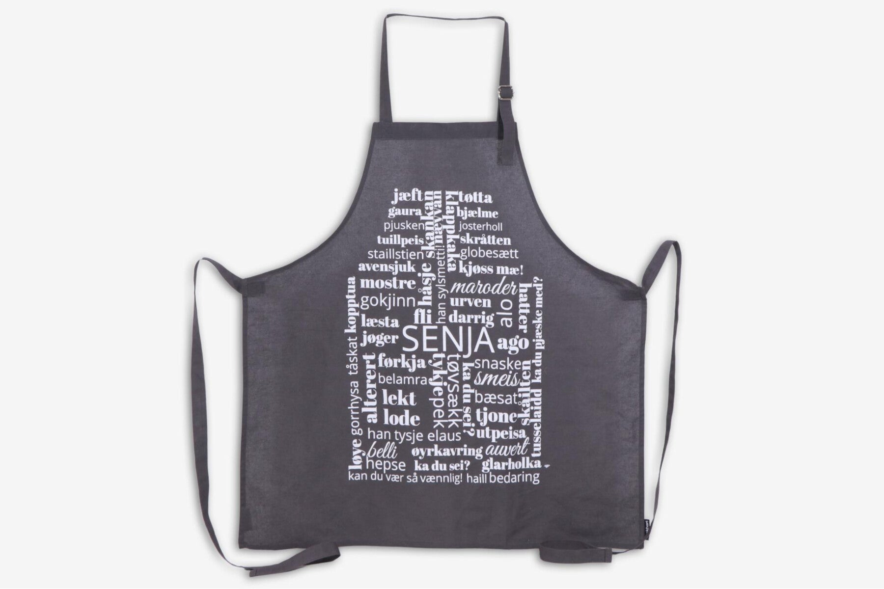 Dialektforkle Bokhari Senja Koks grå