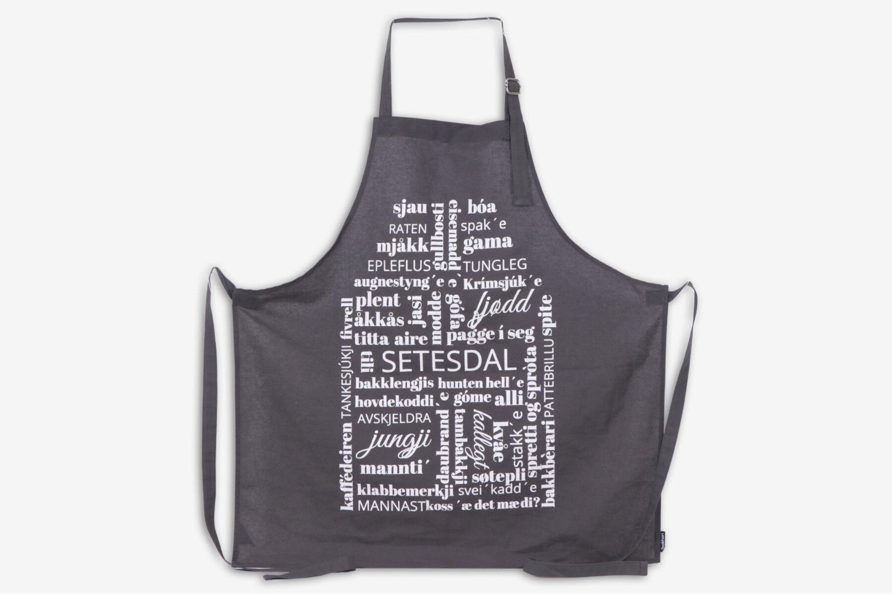 Dialektforkle Bokhari Setesdal Koks grå