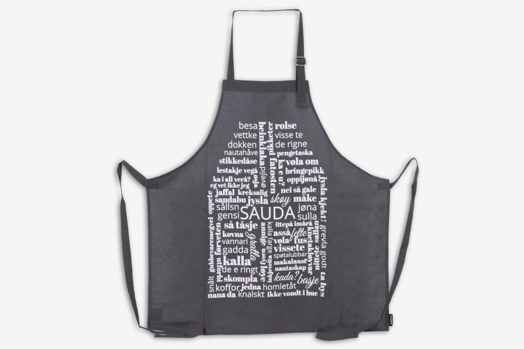 Dialektforkle Bokhari Sauda Koks grå