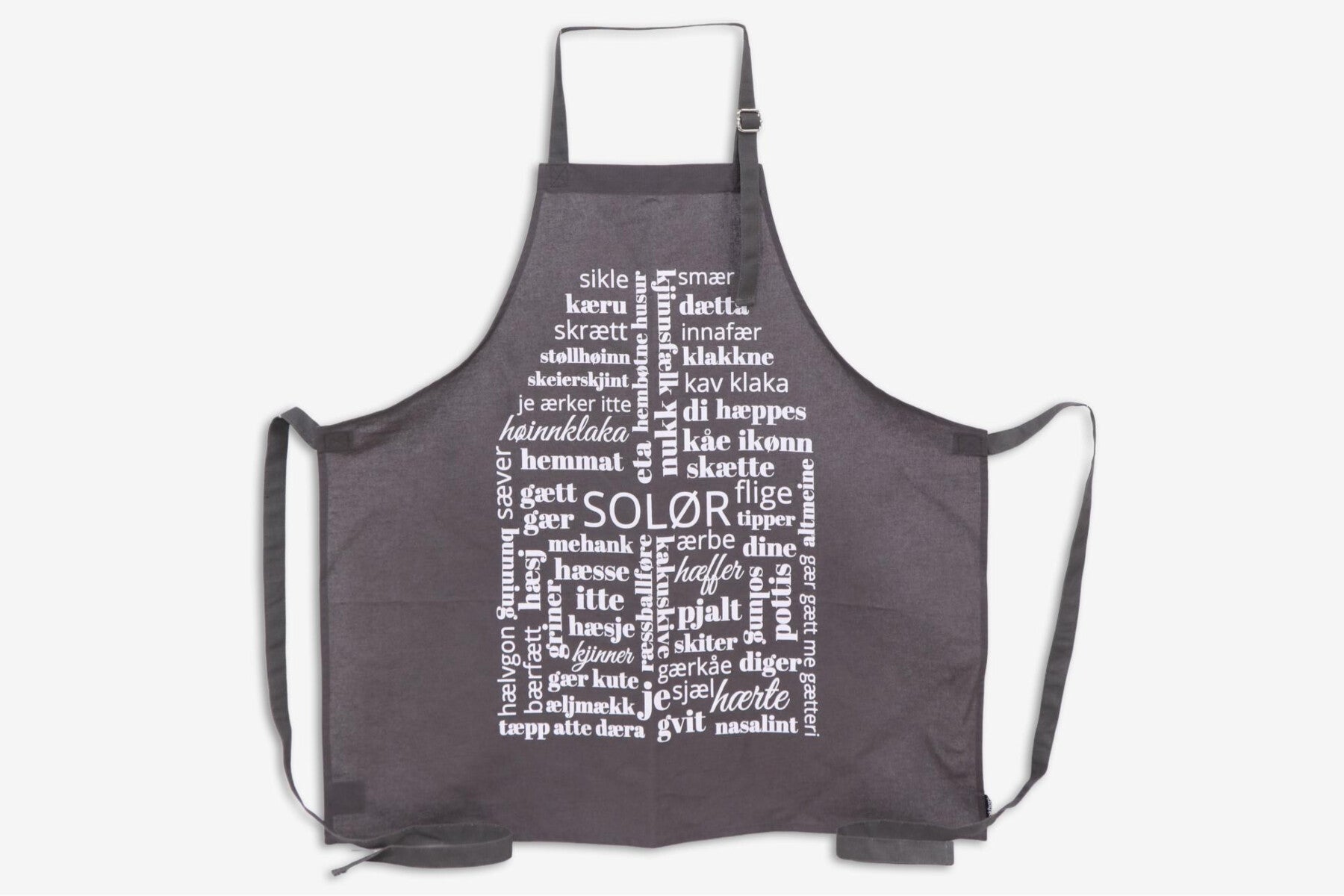 Dialektforkle Bokhari Solør Koks grå