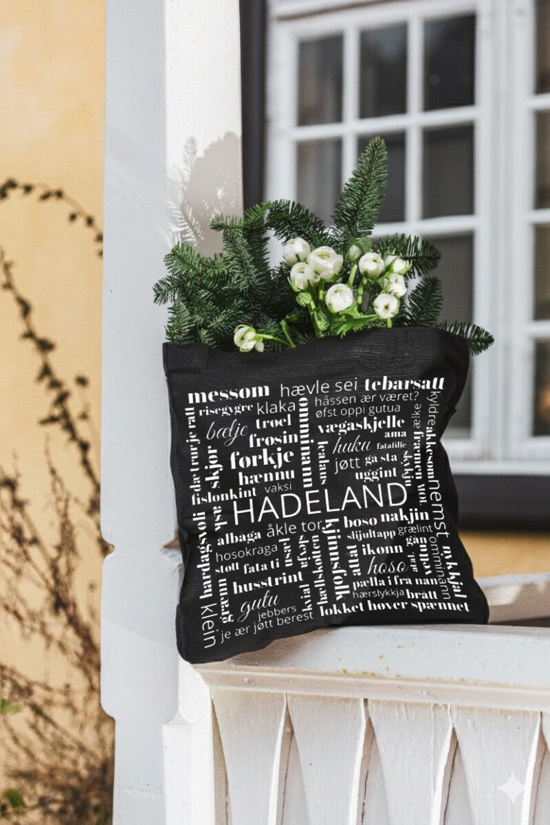 Handlenett Bokhari Hadeland svart