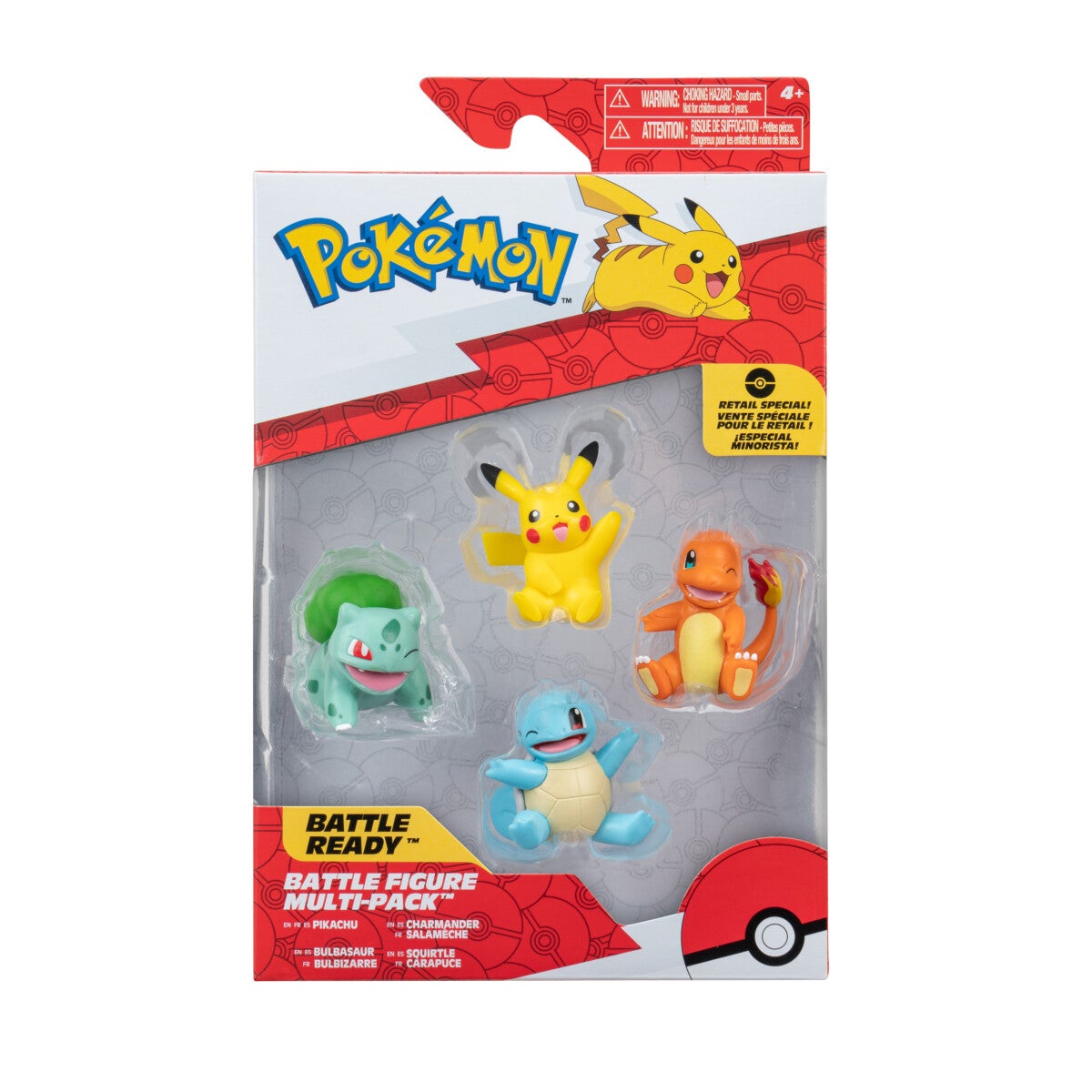 Battle Figure 4 Pack Pokemon