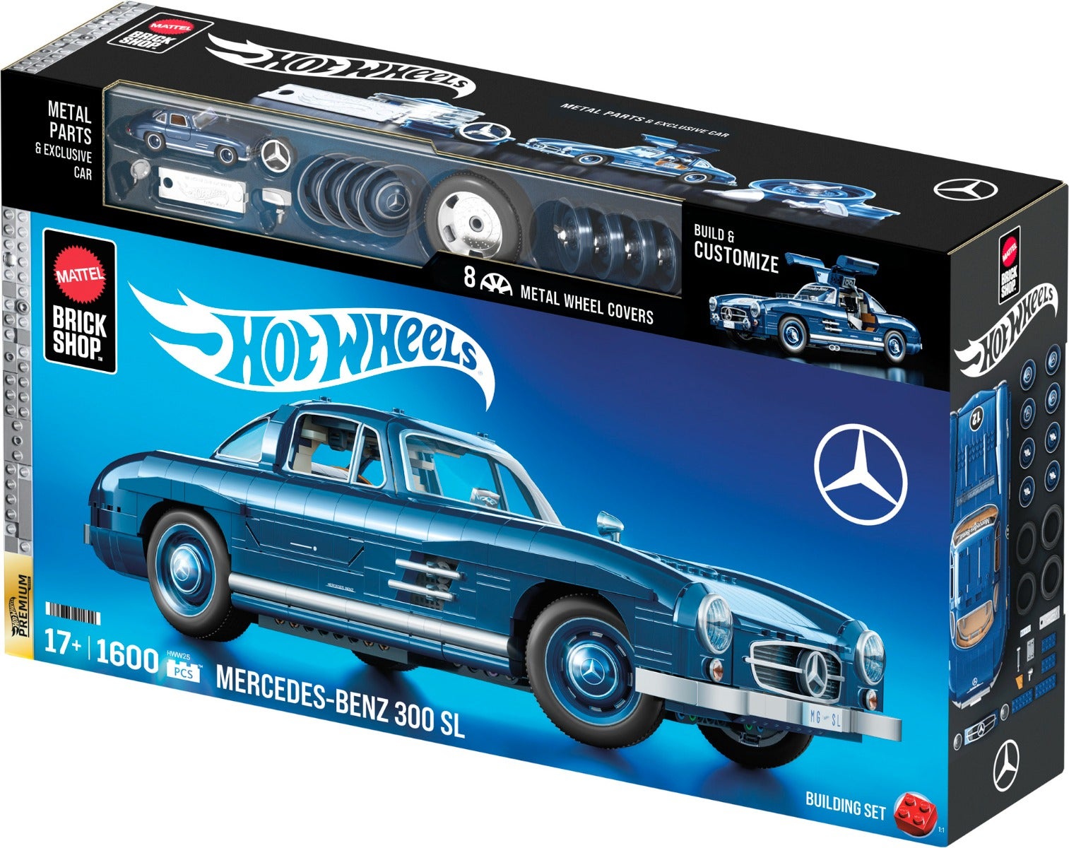 Hot Wheels Brick Shop Premium Series Mercedes-Benz
