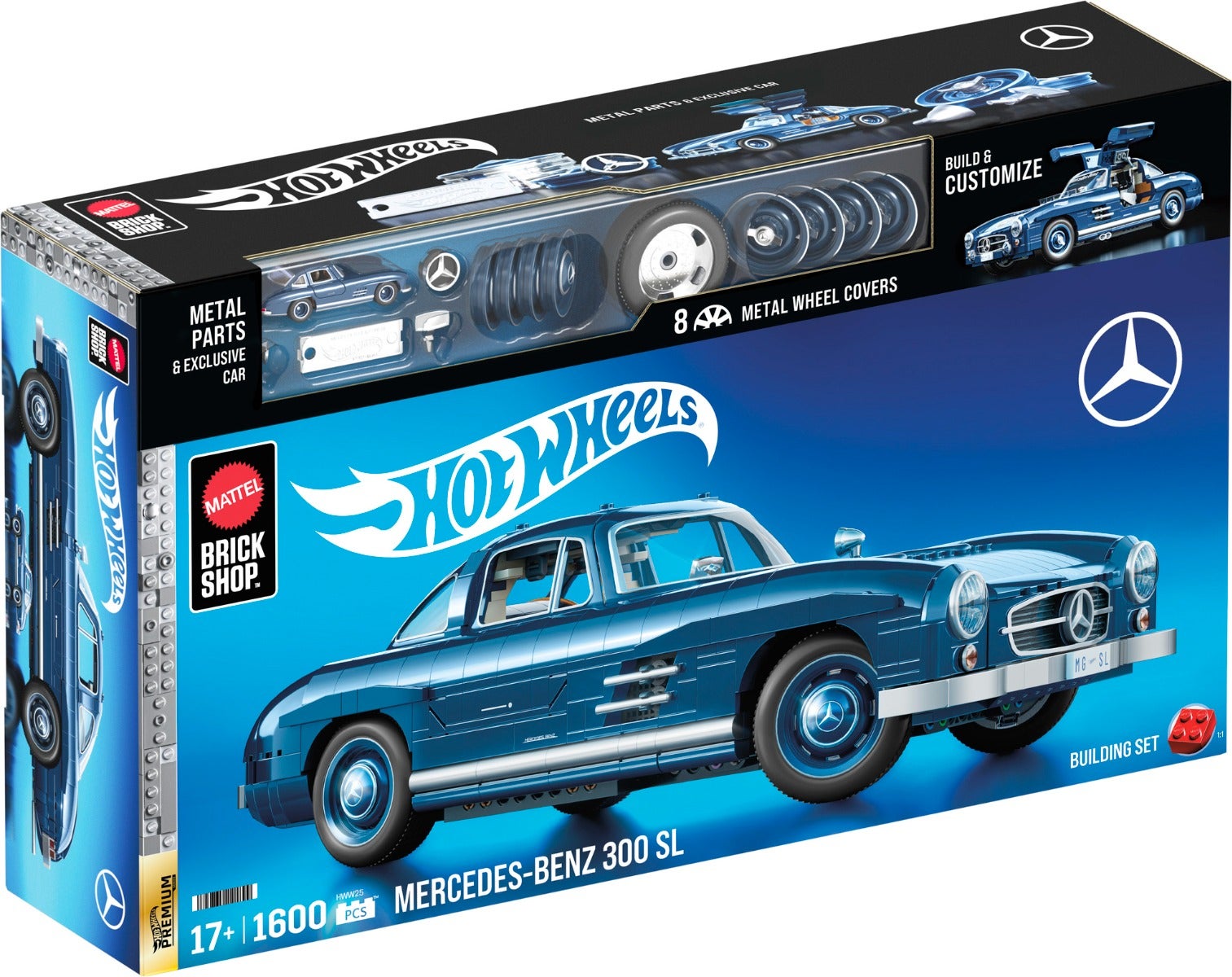 Hot Wheels Brick Shop Premium Series Mercedes-Benz