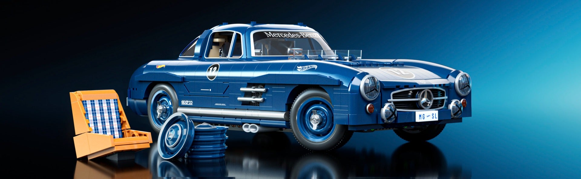 Hot Wheels Brick Shop Premium Series Mercedes-Benz