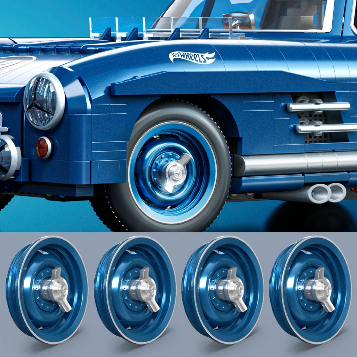 Hot Wheels Brick Shop Premium Series Mercedes-Benz