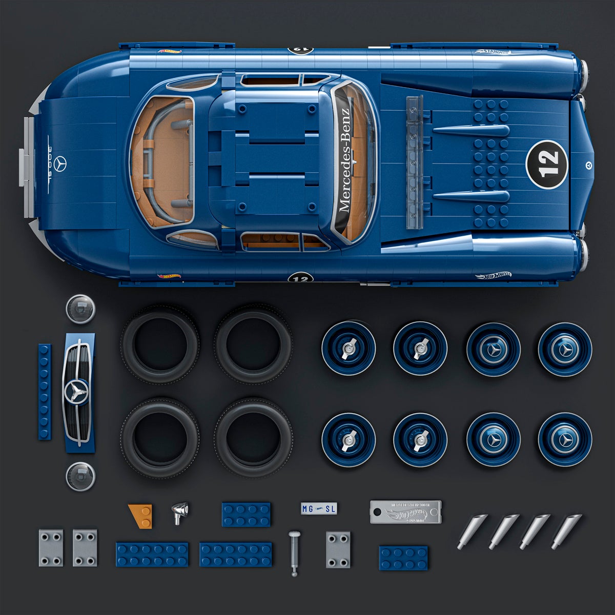 Hot Wheels Brick Shop Premium Series Mercedes-Benz