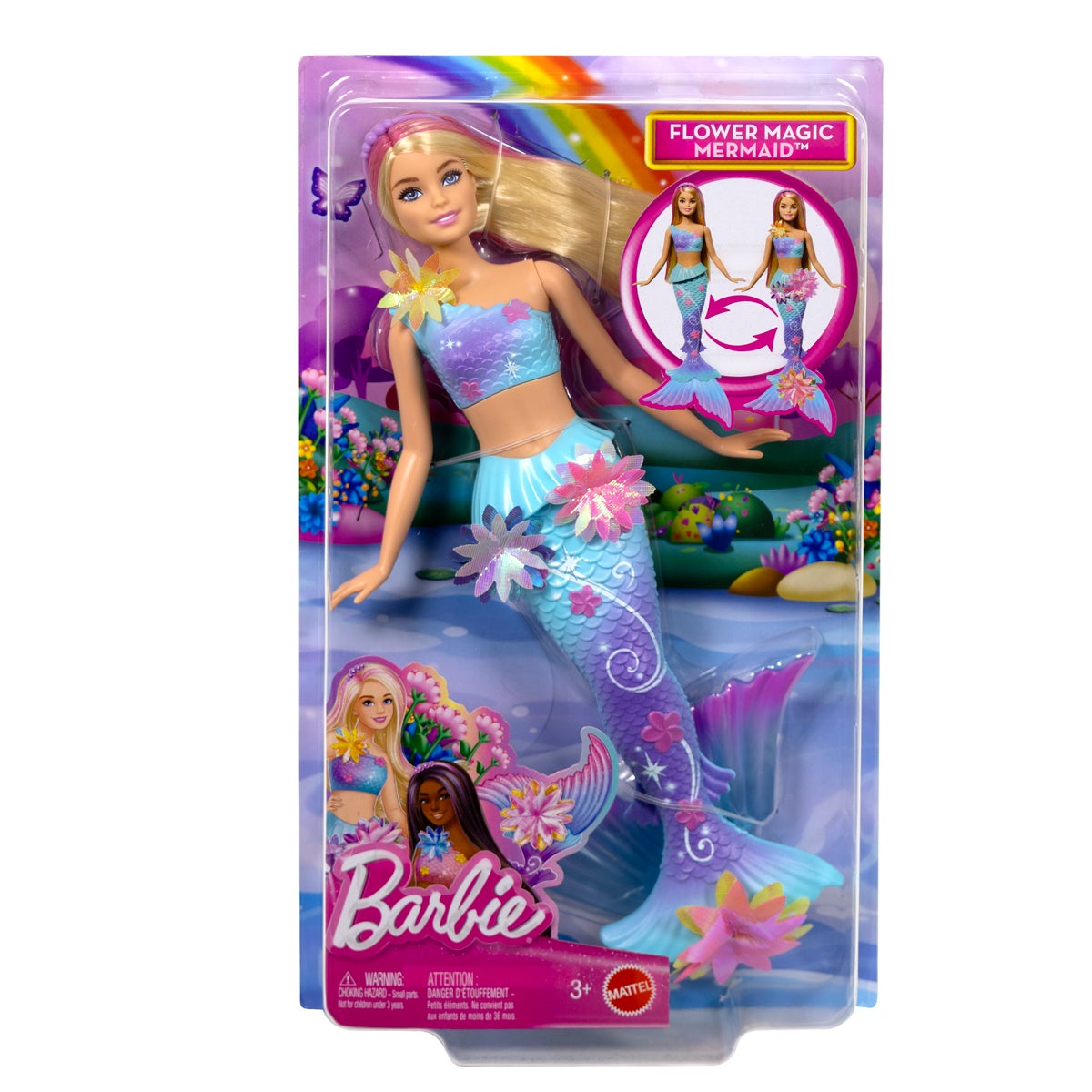 Dukke Barbie Blooming Magic White Mermaid