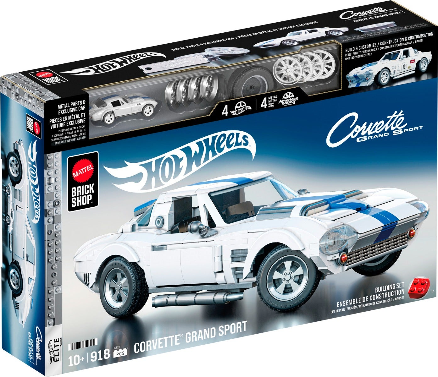 Hot Wheels Brick Shop Elite Series Corvette Sport