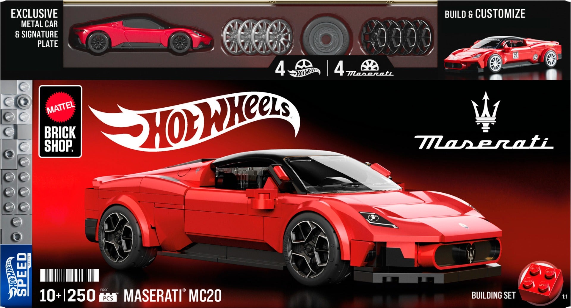 Hot Wheels Brick Shop Speed Series Maserati MC20