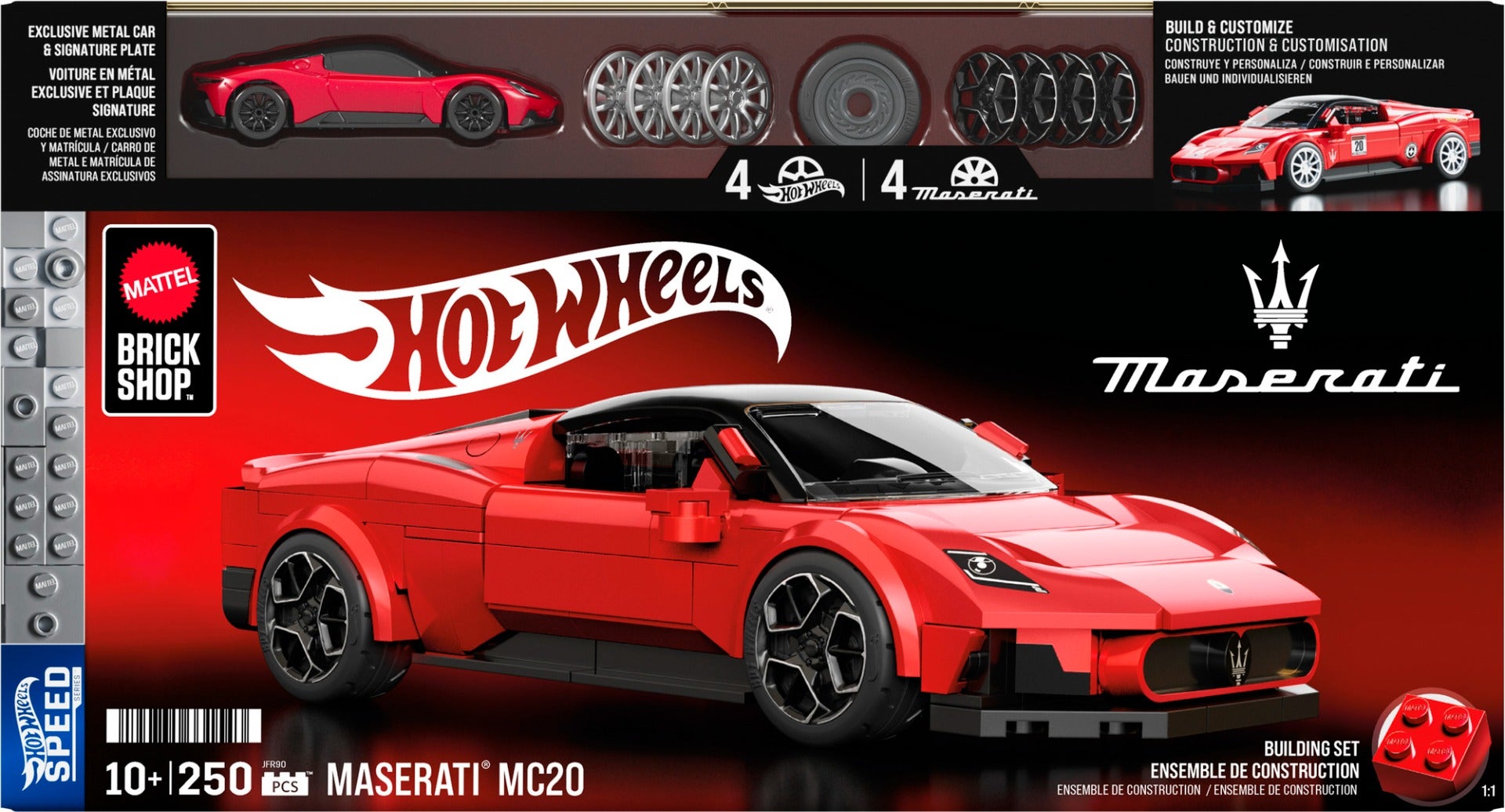 Hot Wheels Brick Shop Speed Series Maserati MC20