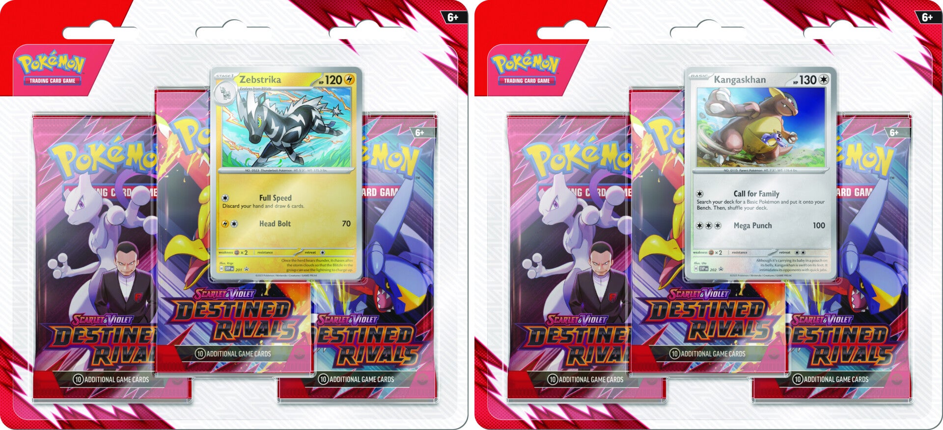 Pokemon SV10 Destined Rivals Blister 3pk - Scarlet & Violet