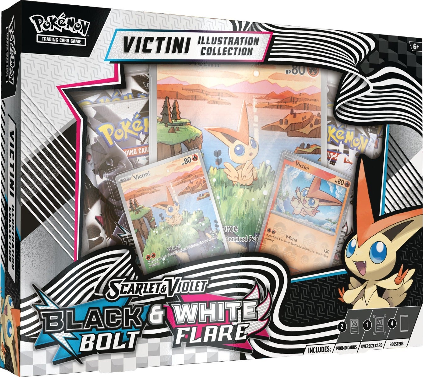 Pokemon SV10.5 Black Bolt White Flare Illustration - Scarlet & Violet