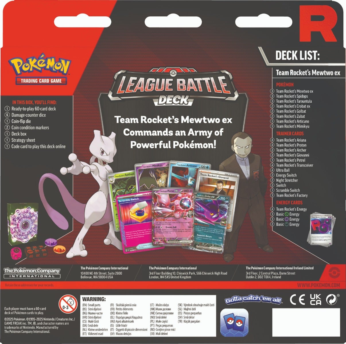Pokemon League Battle Deck