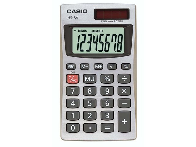 Miniregner HS-8VA-S-EH Casio