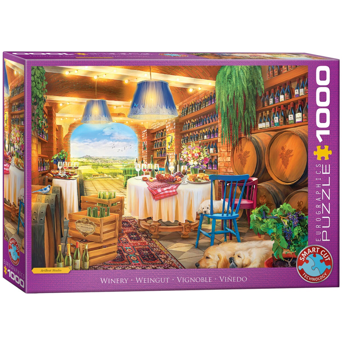 Puslespill 1000 Winery Eurographics
