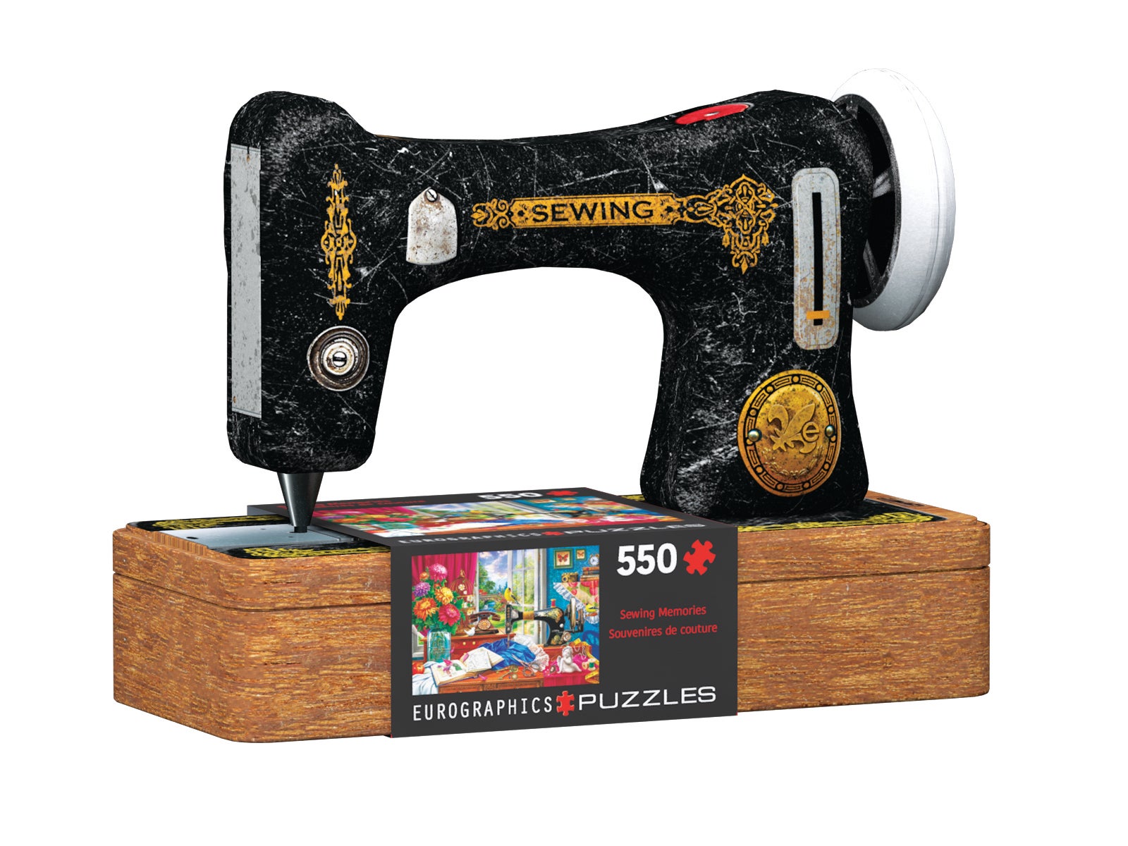 Puslespill 550 Sewing Machine Tin Eurographics
