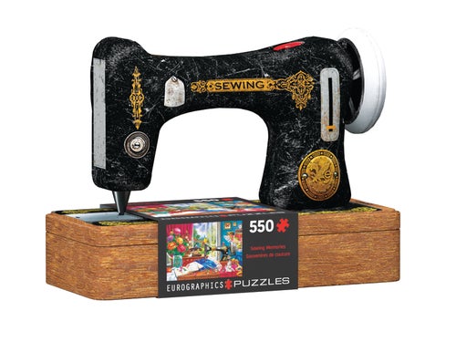 Puslespill 550 Sewing Machine Tin Eurographics