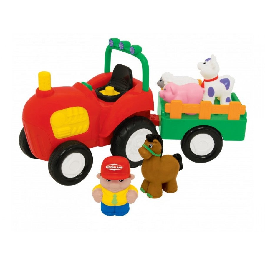 Traktor M/Tilhenger & Dyr,