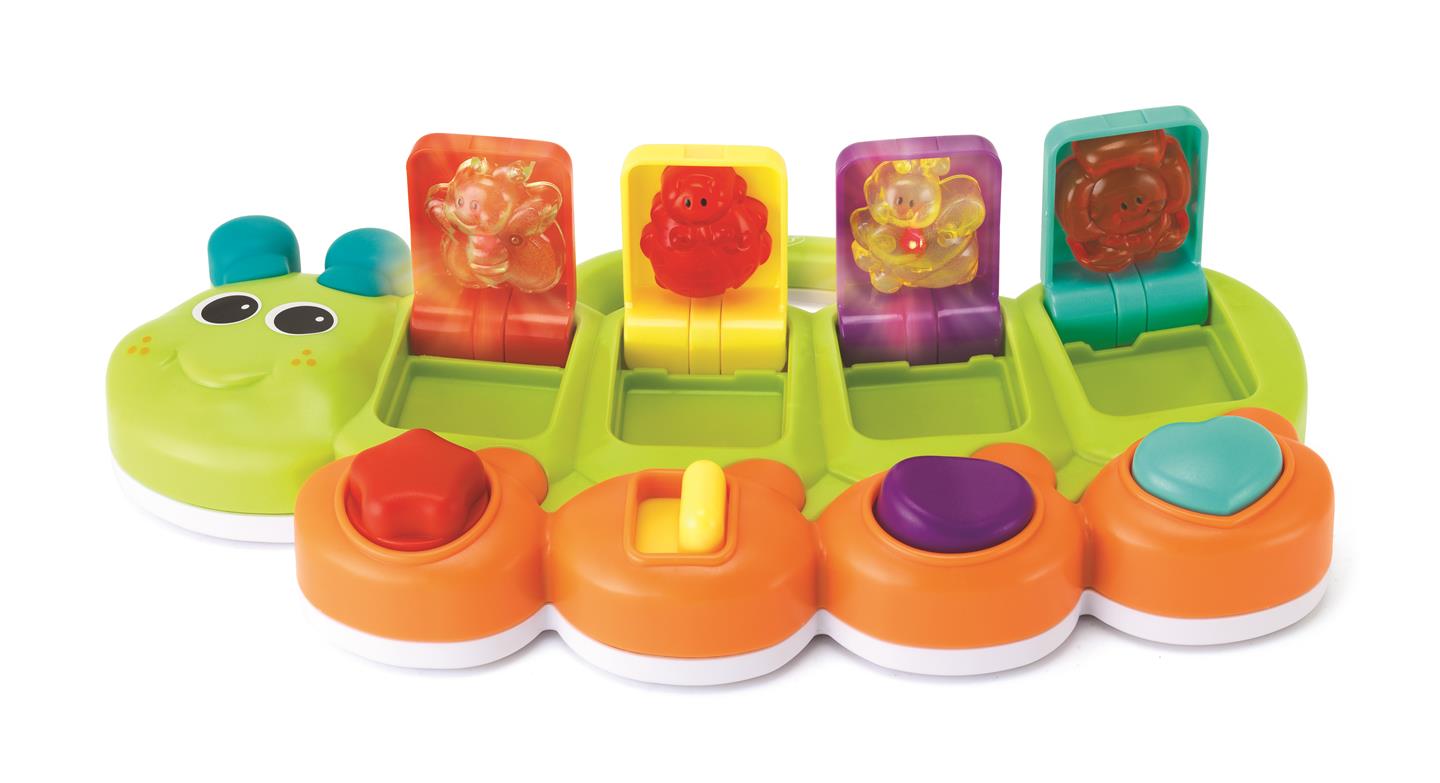 Pop Up Buddy Lyd og Lys Infantino 30cm