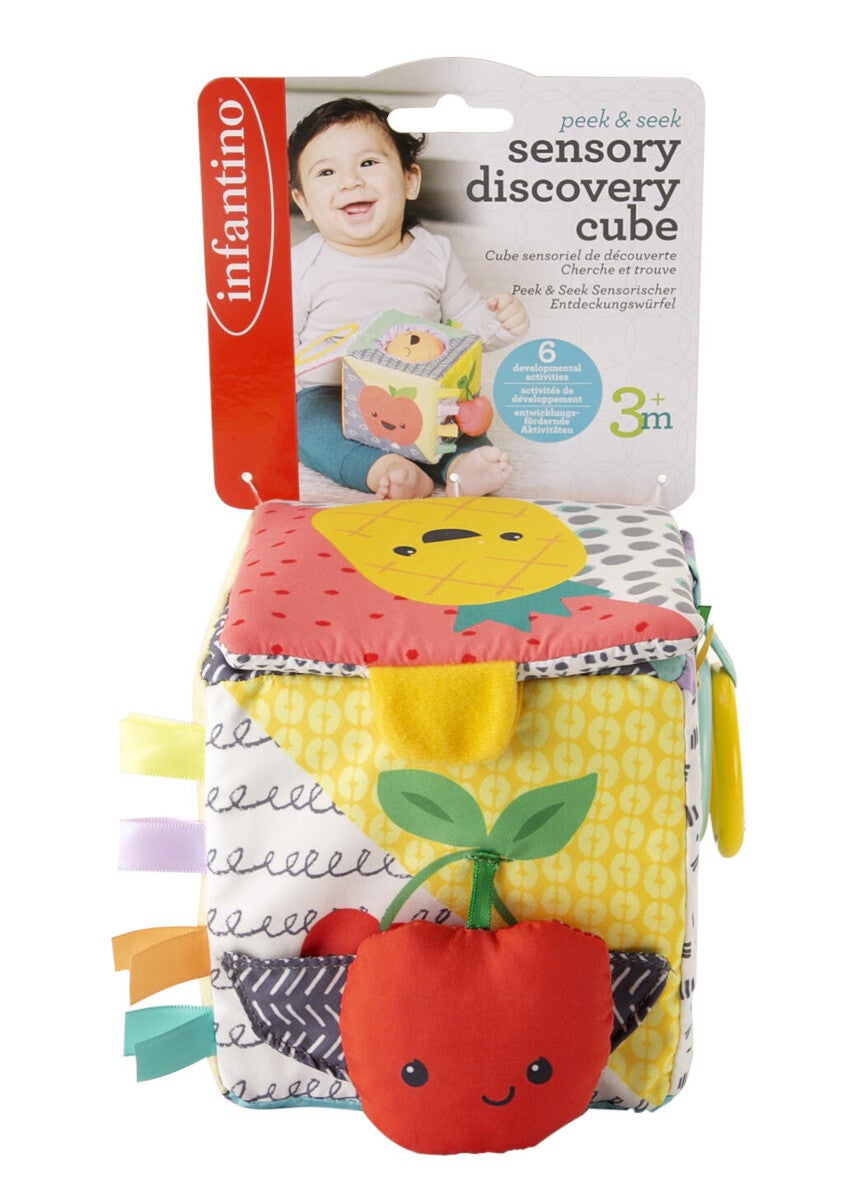 Infantino Peek Seek Sensory Cube