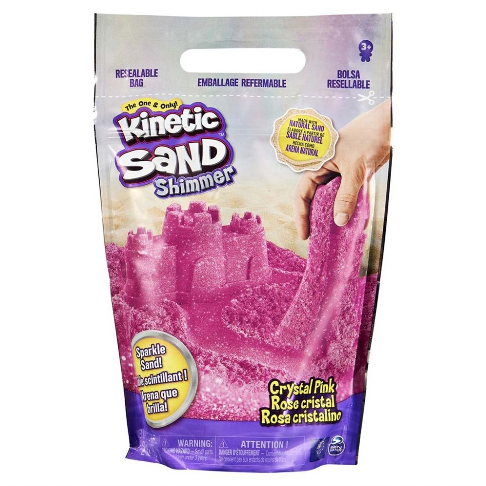 Kinetic Sand glitter sand pink