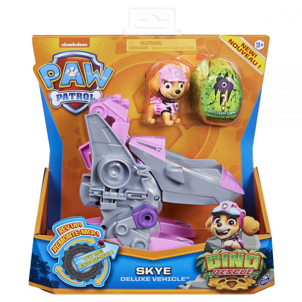 Paw Patrol Dino Deluxe Vehicles Ass