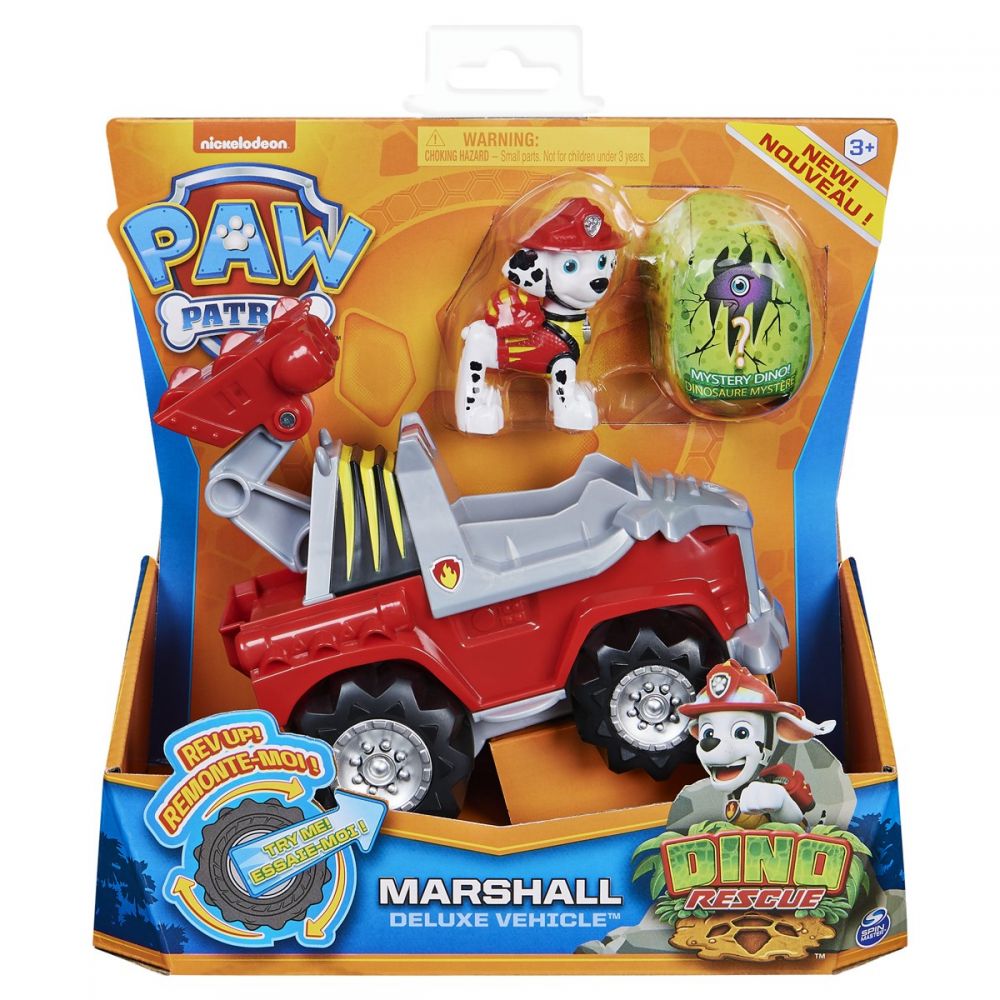 Paw Patrol Dino Deluxe Vehicles Ass