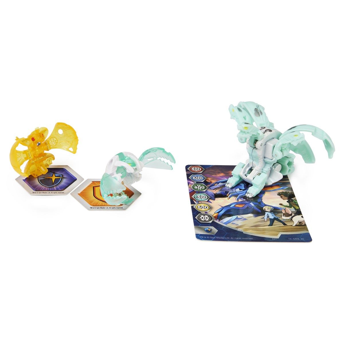 Bakugan diecast power nillisious white