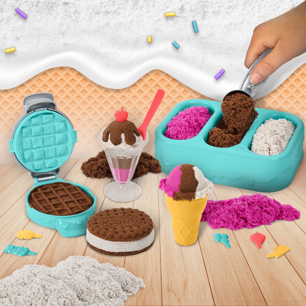 Kinetic Sand Ice Cream Treats