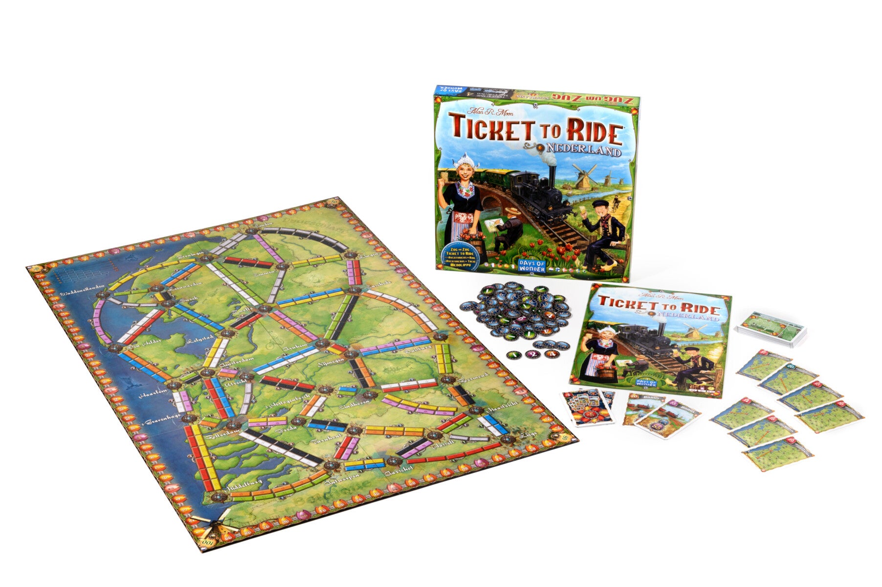 Spill Ticket To Ride Map Coll. Nr 4 Nederland