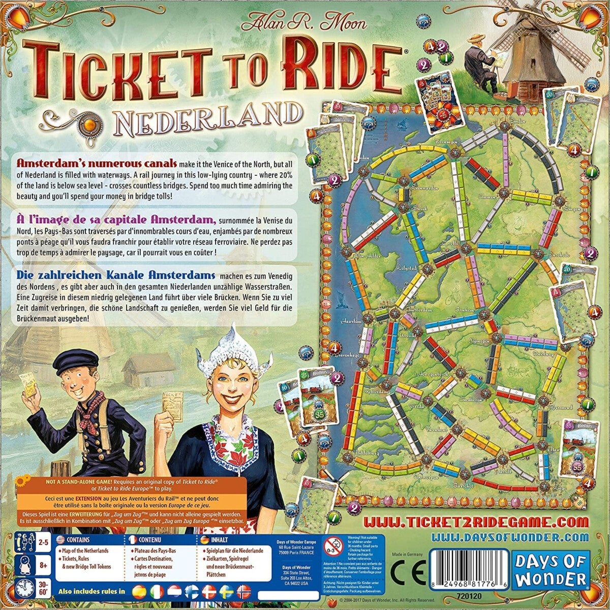 Spill Ticket To Ride Map Coll. Nr 4 Nederland
