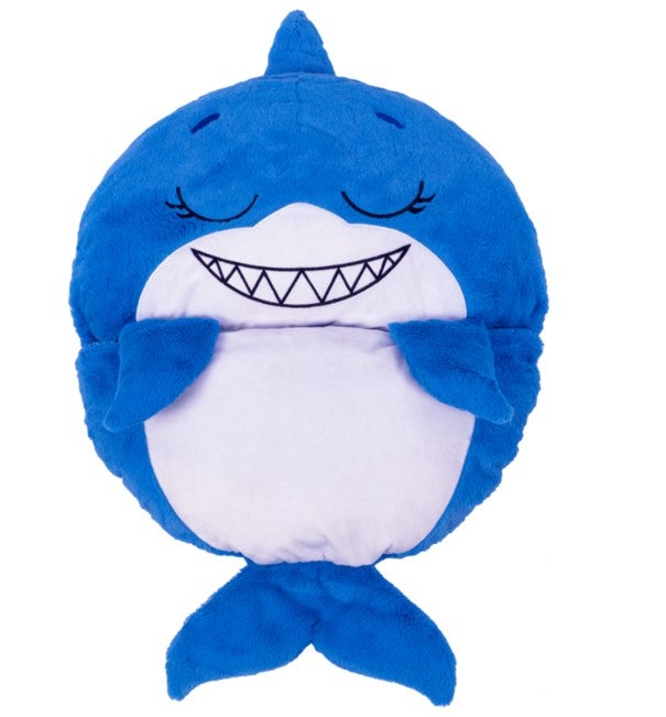 Happy Nappers sovepose sandal the blue shark