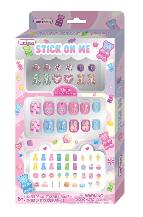 Negle og Ørepynt Sett Hot Focus