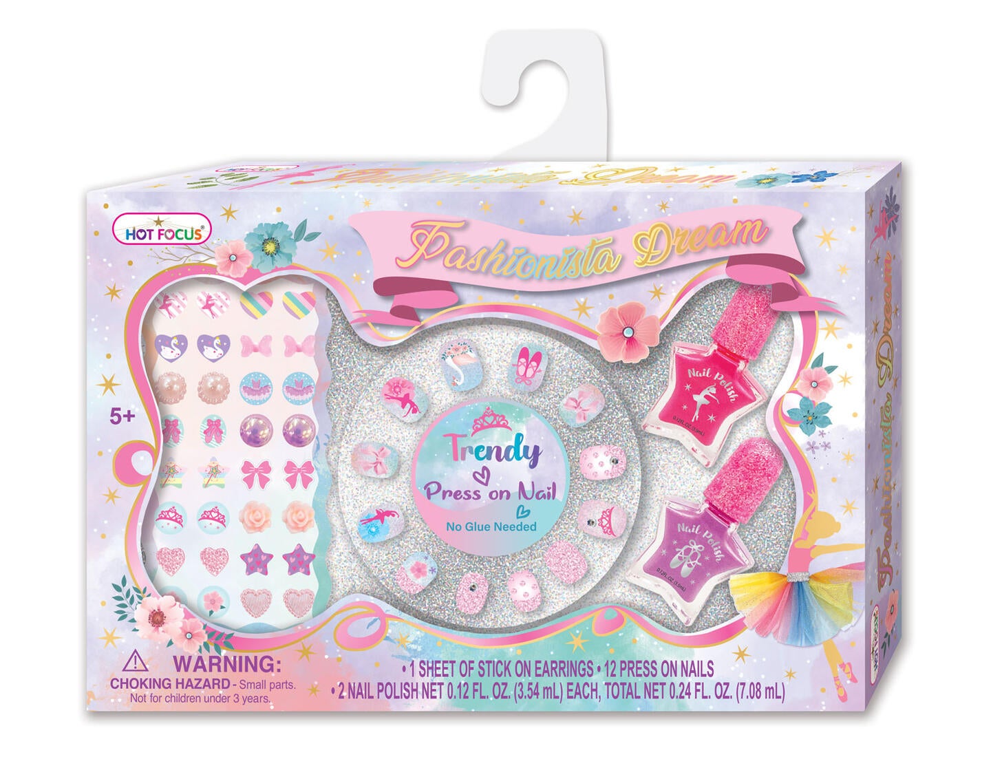 Neglelakk Løsnegl Ørepynt Hot Focus