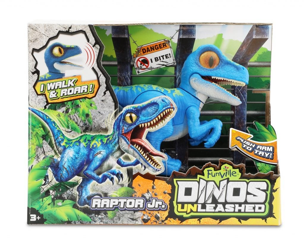 Bilde av Dinos Unleashed Raptor Jr. Går Og Brøler 28cm