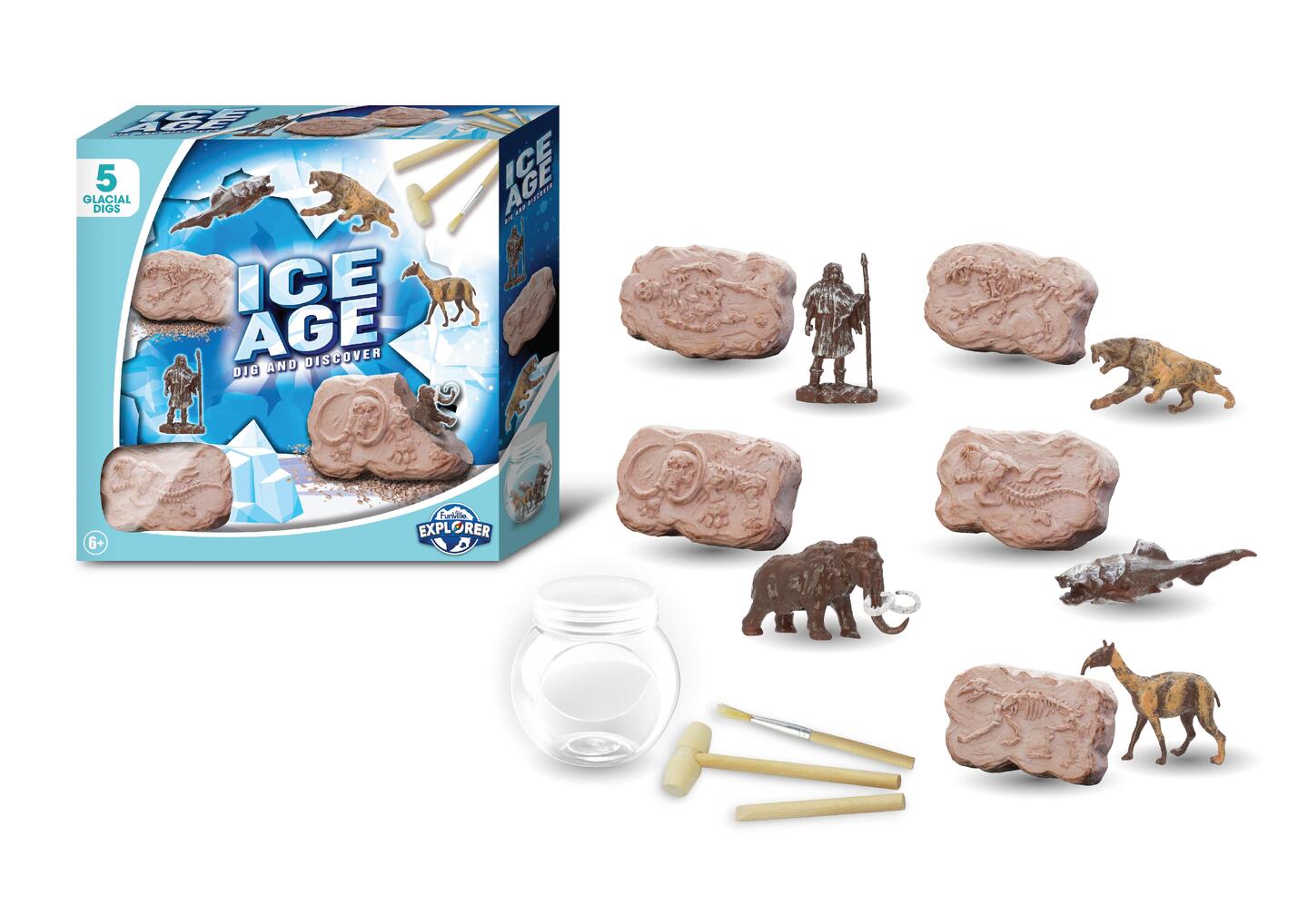 Grav Ut Sett i Eske Istid