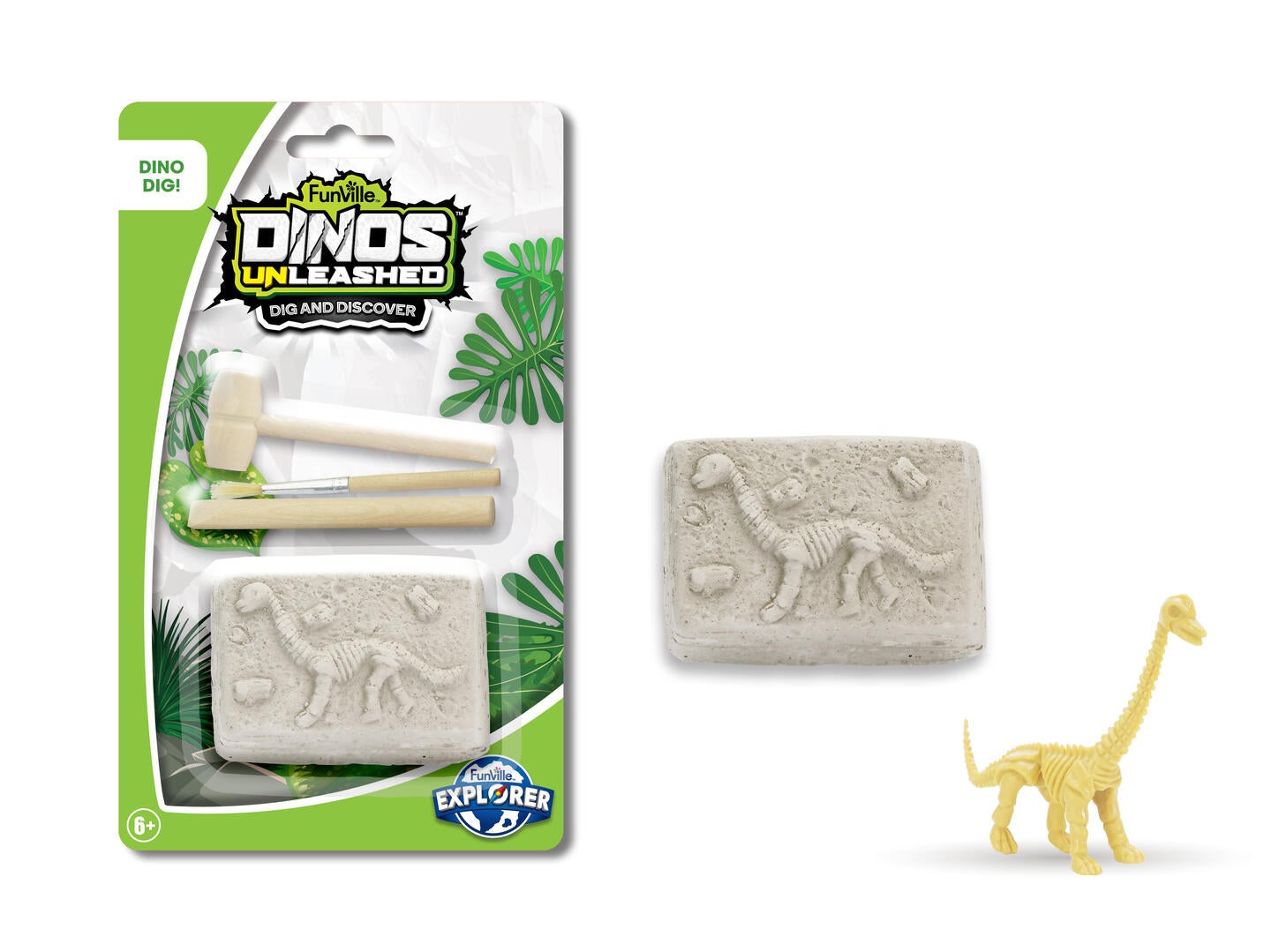 Grav Ut Sett På Blister Dinosaur