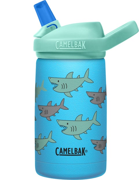 Drikkeflaske Camelbak Eddy+ Kids 0,35L sharks - Stål