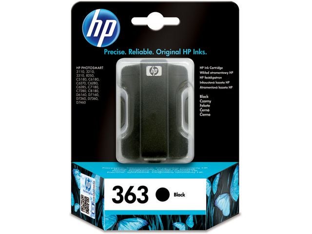 Blekk HP 363 C8721EE sort
