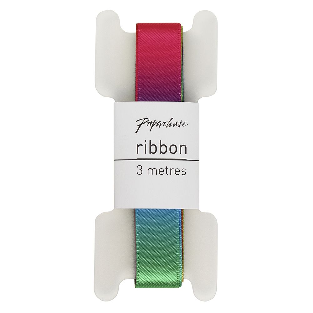 Gavebånd Rainbow Satin 3M
