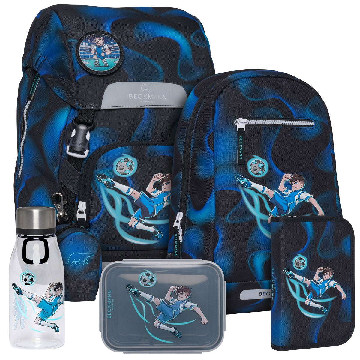 Pakke skolesekk 1.kl Magic Leauge 22L - Beckmann